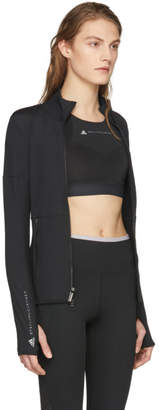 adidas by Stella McCartney Black Essentials Midlayer Zip-Up Jacket