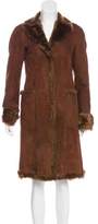 Thumbnail for your product : Akris Shearling-Lined Suede Coat