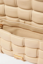 Thumbnail for your product : Bottega Veneta Cassette Padded Intrecciato Leather Shoulder Bag - Beige