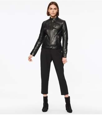 Andrew Marc Leather Racer Jacket