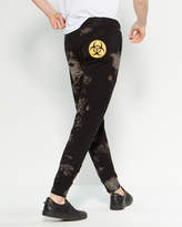 Thumbnail for your product : Love Moschino Black Gradient Logo Patch Joggers