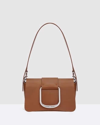 Oroton Women's Brown Leather bags - Cole Day Bag - Size One Size at The Iconic