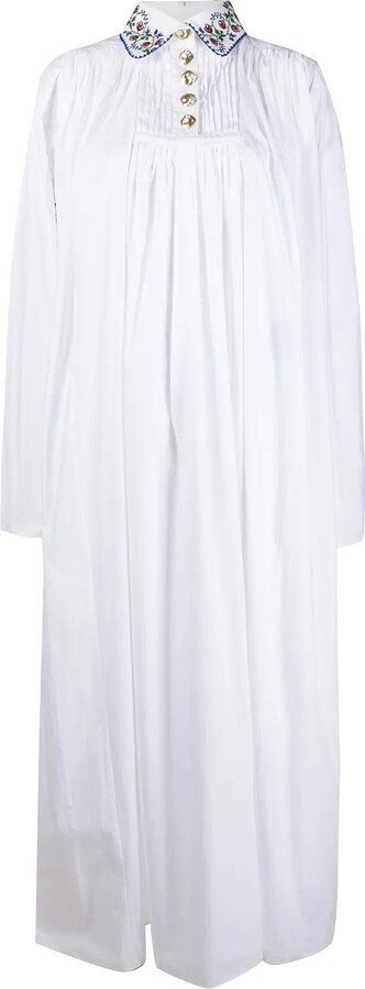 Seen Users Capelet Maxi Dress