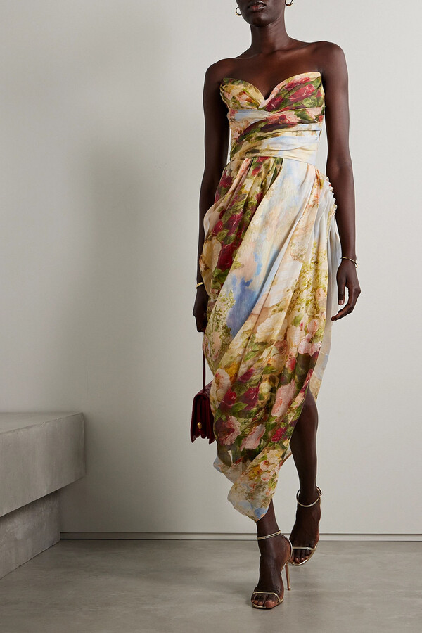 【Zimmermann】LUMINOSITY TUBULAR MIDI DRESS シルク ミディ Zimmermann】LUMINOSITY TUBULAR MIDI DRESS シルク ミディ