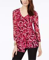 Thumbnail for your product : Alfani Draped Asymmetrical Top, Created for Macy's