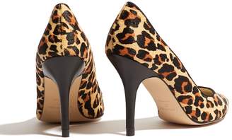 Karen Millen Leopard Leather Court Heels