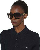 Thumbnail for your product : Prada Monochrome square sunglasses