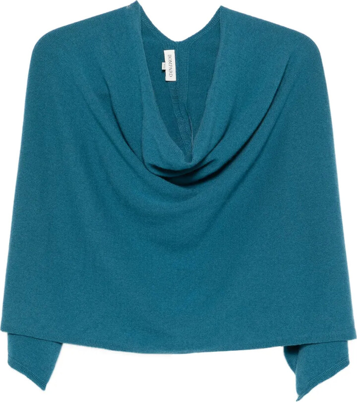 BOMPARD Cowl-Neck Cashmere Poncho