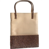 Thumbnail for your product : Swarovski Ecru Leather Clutch bag