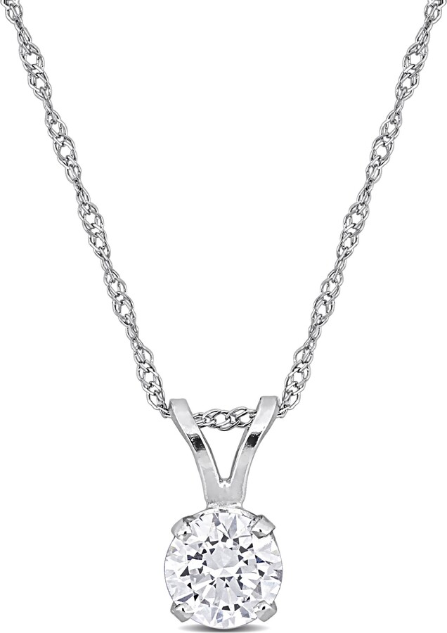Julianna B. Certified Lab-Grown Diamond Solitaire Necklace 14k