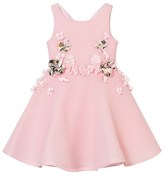 Thumbnail for your product : David Charles Pink Neoprene Flower Applique Dress