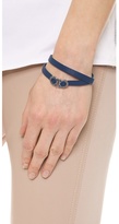 Thumbnail for your product : Ferragamo Gancio Double Wrap Bracelet