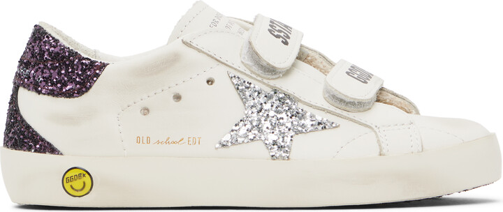 Golden Goose Kids White Old School Classic Sneakers