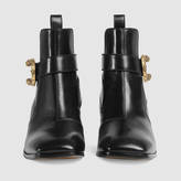 Thumbnail for your product : Gucci Leather boot with buckle