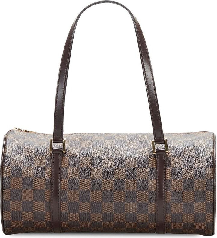 Preowned Authentic Louis Vuitton Damier Papillon Barrel Bag