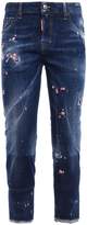 Thumbnail for your product : DSQUARED2 Cool Girl Floral Embroidered Jeans