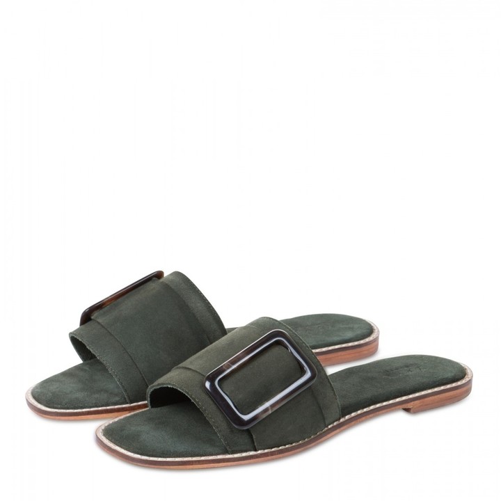 dark green sandals uk