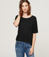 Thumbnail for your product : LOFT Dolman Boatneck Tee