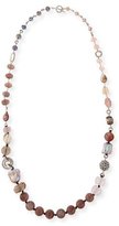 Thumbnail for your product : Stephen Dweck Long Mixed-Stone & Pearl Necklace, 38"