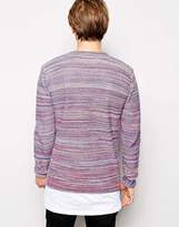 Thumbnail for your product : Solid Knitted Jumper In Mixed Yarns