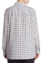 Thumbnail for your product : Brody Gingham Linen Blouse