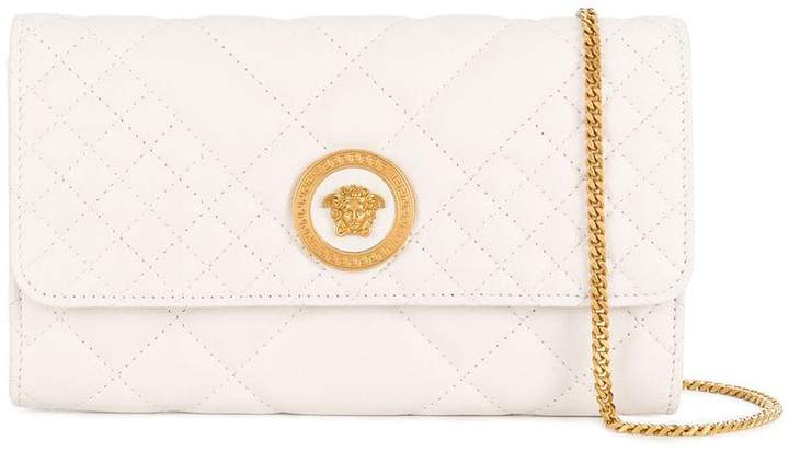 quilted medusa evening bag
