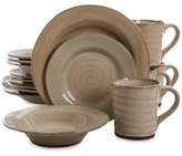 Thumbnail for your product : Gibson Elite Mariani Taupe 16-Piece Dinnerware Set