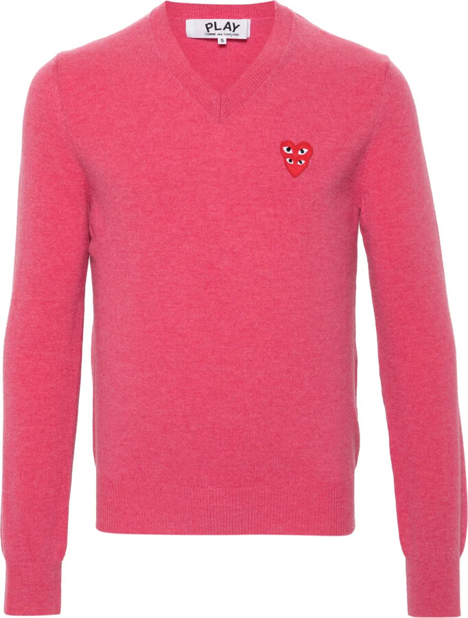 Comme des Garçons PLAY V-neck wool jumper