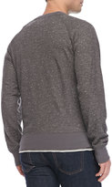 Thumbnail for your product : Billy Reid Flecked Crewneck Sweatshirt, Light Gray
