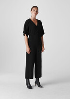 Thumbnail for your product : Whistles Fernanda Button Jumpsuit