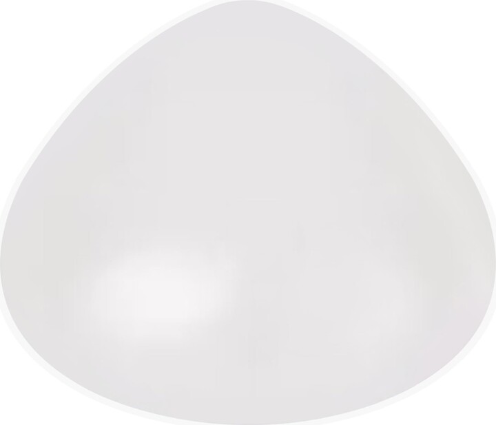 ELMIKA Silicone Breast Form Triangle Mastectomy Prosthesis Concave Bra Pad Enhancer Insert for