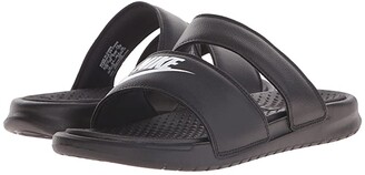 black nike sandals with strap