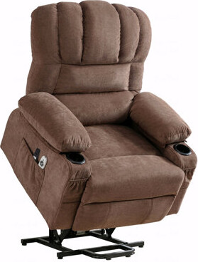 Red Barrel Studio Power Electric With Massage Function Lift Lounge Chair Suitable For The Elderly With Heating And Vibration Functions With Usb Can Be Used