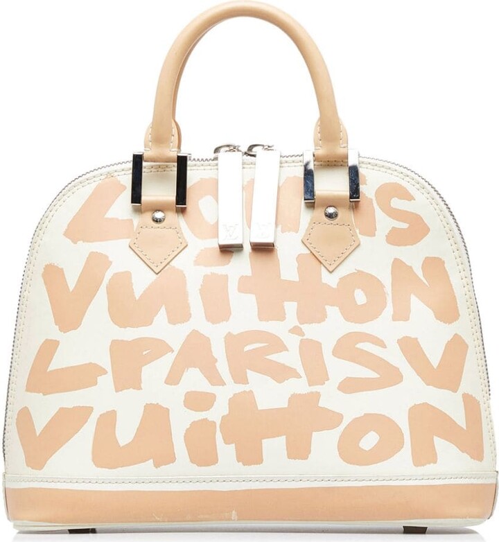 Louis Vuitton Alma Handbag Limited Edition World Tour Monogram Canvas PM  Brown 1594812