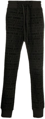 Versace Jeans Couture Monogram-Pattern Drawstring Track-Pants