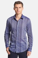 Thumbnail for your product : HUGO BOSS 'Ronny' Slim Stripe Sport Shirt