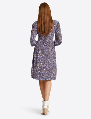Draper James Kitty Knit Dress in Ditsy Floral