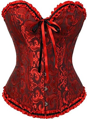 Red Lace Bustier