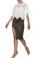 Thumbnail for your product : Ina Sheer Mesh Top