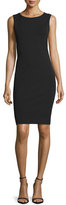 Thumbnail for your product : Nicole Miller Sleeveless Cowl-Back Sheath Dress, Black