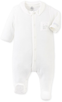 Thumbnail for your product : Petit Bateau Baby pyjamass in velours