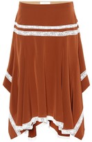 Thumbnail for your product : Chloé Silk crepe de chine skirt