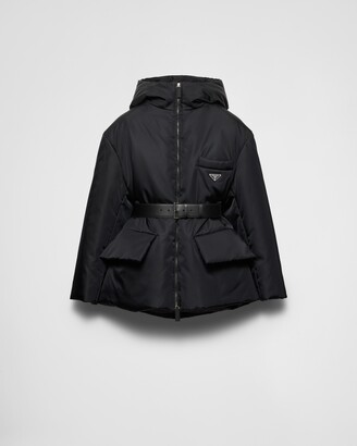 【プラダ・PRADA】Single-breasted velour caban jacket Prada Single-breasted velour caban jacket - ShopStyle