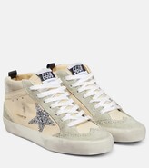 Thumbnail for your product : Golden Goose Mid Star leather and suede sneakers