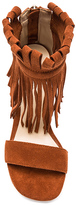 Thumbnail for your product : Matiko Morgan Fringe Sandal In Taupe