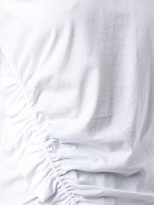 Thumbnail for your product : CK Calvin Klein asymmetrical rouche T-shirt
