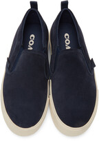 Thumbnail for your product : Coach 1941 Navy Suede Citysole Skate Slip-On Sneakers