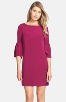 Thumbnail for your product : Cynthia Steffe 'Cora' Trumpet Sleeve Crepe Shift Dress