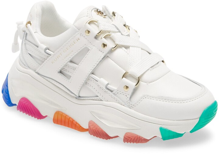 Rainbow shop sneakers Clearance