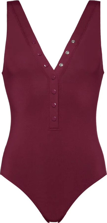 Eres Icône buttoned swimsuit